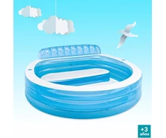 Intex 57190NP pripučiamas baseinas, 229 x 218 x 76 cm