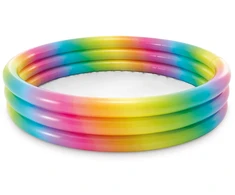 Intex pripučiamas baseinas "rainbow", apvalus, 147x33 cm