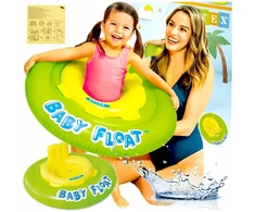 Intex Vaikiškas mokomasis plaukimo ratas, vaikiška plaukimo sėdynė 76cm