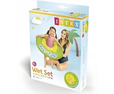 Intex Vaikiškas mokomasis plaukimo ratas, vaikiška plaukimo sėdynė 76cm