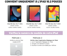 Ipad 9-osios kartos 10.2 colių 2021 dėklas, daugiafunkcis jutiklinis dėklas su apšvietimu, 360 laipsnių pasukimas ir pieštuko laikiklis, apsauginis dėklas su bluetooth apšviesta klaviatūra, skirtas Ipad 10.2