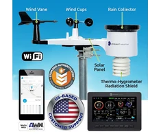 Išmanioji meteorologijos stotis Ws-2000 su Wifi nuotoliniu stebėjimu ir įspėjimais