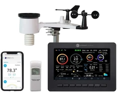Išmanioji meteorologijos stotis Ws-2000 su Wifi nuotoliniu stebėjimu ir įspėjimais