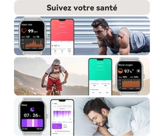 Išmanusis laikrodis su „bluetooth“ skambučiais, 1,85 colio išmanusis laikrodis moterims ir vyrams, sportinis laikrodis su daugiau nei 200 sporto režimų, Ip68 atsparus vandeniui, Spo2, miego stebėjimas, žingsniamatis, širdies ritmo monitorius, skirtas „and