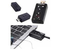 Stiprintuvas Išorinė Usb garso plokštė 7.1 su mikrofonu ir ausinių jungtimi