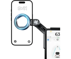 Iyofine telefono laikiklis, skirtas Tesla Model Y priedams 2024, nereikalaujantis klijų, Magsafe magnetinis automobilinis telefono laikiklis Tesla Model 3/y/s/x/cybertruck priedams (skirtas Model
