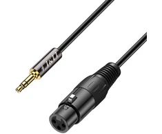 J&amp;d Xlr į Jack 3.5 mm mikrofono kabelis, Xlr female į 3.5 mm aux jack kištuko adapteris, subalansuotas audio adapteris Dslr kamerai, mikrofonui, vaizdo kamerai, 4.5 m