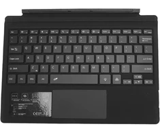 Jectse planšetinio kompiuterio klaviatūra su spalvotu apšvietimu, 450 Mah, magnetinė, skirta pro 3 4 5 6 7 vaizdo įrašams (juoda)