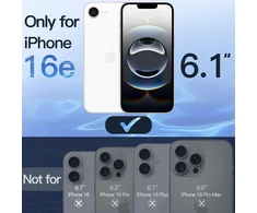 Jetech privatumo apsauginis stiklas visam ekranui, skirtas iphone 16e 6.1 colio 2025, apsaugantis nuo šnipinėjimo grūdintas stiklas, apsauga nuo krašto iki krašto, neturi įtakos dėklui, 2 vnt.