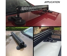 Jinsentgg Willpower 2 dalių magnetiniai pagrindo tvirtinimo laikikliai led darbo žibintams, stiprus magnetinis siurbtukas, tinkamas bekelės automobiliams, visureigiams, sunkvežimiams