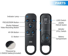 Jjc Rmt-p1bt Bluetooth nuotolinio valdymo pultas, belaidis nuotolinis užrakto atleidimas, skirtas A1 Ii a7 Iv Iii Zv-1 Zv-1f A7c Ii, A7c R, A7s Iii A7r V a1 a9 Iii Ii Rx0 Ii Rx100 Vii a6700 a6100 a6400 a6600 - Pakeičia Sony