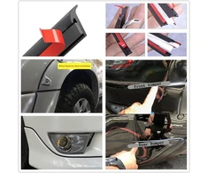 Joyfan 5 m / 16.5 ft kraštų apsauga automobilio durelėms, universali automobilio durelių sandarinimo juosta, guminis sandariklis, guminis profilis, durelių sandariklis, automobilio durelės, T formos automobilio apsauga, sandarinimo juosta, variklio dangti