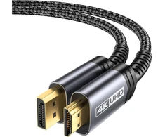 Jsaux 4k displayport į hdmi kabelis 3m, 4k@30hz/2k@60/1080p@120 vienakryptis [paauksuotas, pintas, aliuminio apvalkalas] dp kompiuteris į hdmi monitorių, suderinamas su lenovo, hp, dell, amd, nvidia