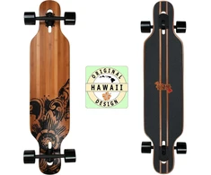 Jucker Hawaii Longboard New Hoku Precision | Nr. 1 ilgam važiavimo malonumui | Nr. 1 pagal kokybę ir dizainą | Aukščiausios klasės stiklo pluošto konstrukcija ir Cnc ašys | Performance Longboard | Pradėkite ir mėgaukitės