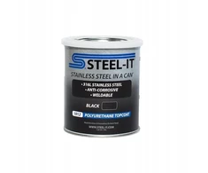 Juodas matinis antikorozinis poliuretaninis dažas Steel-it 1012q, 0.95 l