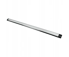 Juodas paviršinis lubinis šviestuvas 120 cm galingas Led panelis slim 36w