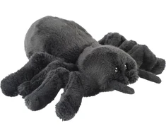 Juodas voras pliušinis žaislas - 16 cm