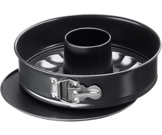 Kaiser Classic kepimo formų rinkinys, 4 dalys, torto forma su nuimamais kraštais, plokščiu ir vamzdiniu pagrindu 26 cm, kekso kepimo forma 30 cm, keksiukų skarda 12 keksiukų, standartinis keksiuko dydis 7 cm, nelipni danga