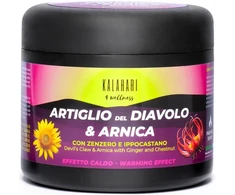 Kalahari Devil's Claw ir arnikos tepalas Extreme - itin stiprus, šildantis gelis masažams, raumenims ir sąnariams, raumenų įtampai, skausmui - natūralūs ingredientai, pagaminta Italijoje - 500 ml