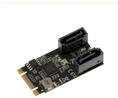 Pagrindinė plokštė Kalea-informatique M.2 valdiklio plokštė (m2 Ngff) Type Pcie M arba B+m Key 2 Sata 3.0 6gbps prievadas su Jmb582 lustų rinkiniu