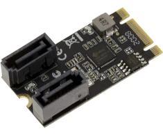 Pagrindinė plokštė Kalea-informatique M.2 valdiklio plokštė (m2 Ngff) Type Pcie M arba B+m Key 2 Sata 3.0 6gbps prievadas su Jmb582 lustų rinkiniu
