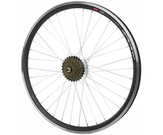 Kands 27,5 colių galinis dviračio ratas V-brake + Shimano 6 pavarų laisvoji pavara