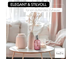 Kazis® I katalitinė kvapų lempa I stiklas I Xxl I 400 ml (rožinė)