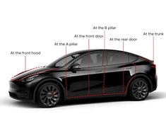 Keenso Automobilio Durų Sandarinimo Juostos, 8 Dalių Automobilio Sandarinimo Juostų Rinkinys, Guminis Triukšmo Mažinimas, Garso Izoliacija, Viso Kėbulo Sandarinimo Juostos, Lipdukai, Pakeitimas Model 3 Y, Numatytoji