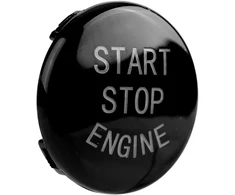 Keenso automobilio start/stop mygtukas, automobilio užvedimo mygtuko variklio uždegimo jungiklio dangtelis, skirtas e90 e91 e92 e93 e60 2004-2009 x1 e84 x3 e83 x5 e70 x6 e71 x6 e72 (juodas)