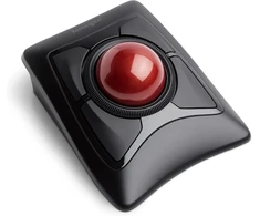 Kensington Expert Pelė – belaidis ergonomiškas trackball tipo pelės valdiklis su slinkties žiedu, suderinamas su Windows ir Macos – Ruby Raudona (k72359ww)
