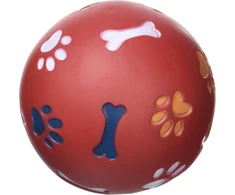 Kerbl Pet užkandžių kamuoliukas šunims, skersmuo 11 cm, raudonas