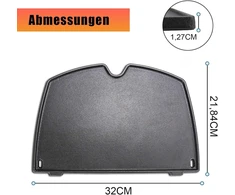 Ketaus grilio plokštės atsarginės dalys, skirtos weber q100 q120 q140 q1000 q1200 q1400 serijos dujiniams griliams, 32 cm keptuvė, grilio keptuvės priedai, skirti weber q dujiniams griliams