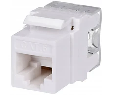 Keystone Lan Rj-45 kat.6 lizdo modulis, baltas