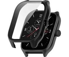 Kietas pc dėklas 2in1 su pilnu stiklu amazfit gts 4