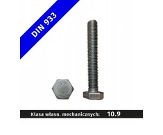 Kita Varžtas M 8x100-10.9 Din 933 - 1 vnt