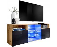 Komodee Moderni spintelė miegamajam Urbino Wotan/juoda, Pasirenkami Led