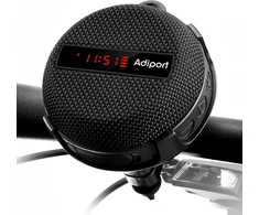 Kompiuterio kolonėlės Adiport dviračio bluetooth garsiakalbis, važiavimo greitis, baterijos energijos ir laiko rodymas, nešiojamas belaidis dviračio garsiakalbis, sodrus žemas dažnis ir garsus garsas, atsparus vandeniui skirtas važinėtis dviračiu lauke, žygiams