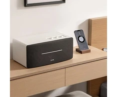 Kompiuterio kolonėlės Edifier D12 kompaktiška stereo garsiakalbių sistema (70w) su bluetooth 5.0 ir infraraudonųjų spindulių nuotolinio valdymo pulteliu - puikiai tinka valgomajam, virtuvei, darbo vietai