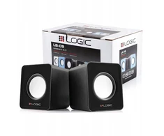 Kompiuterio kolonėlės LOGIC Kompiuteriniai garsiakalbiai 2.0 stereo - mini-jack jungtis - maitinimas per usb