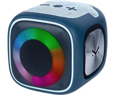 Kompiuterio kolonėlės Majestic Fire 3 nešiojama bluetooth kolonėlė 9 Led šviesos efektai Usb/microsd/aux-in įkraunama baterija Tws funkcija išmaniojo telefono laikiklis