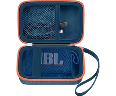 Kompiuterio kolonėlės Nešiojamas dėklas, suderinamas su Jbl Go 4 - nešiojama bluetooth garsiakalbio dėžutė Pro Sound, taip pat skirta Go 3/go3 Eco/go2 vandeniui atspariam mini belaidžiam garsiakalbiui - tik dėklas (mėlynas)