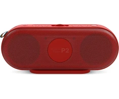 Kompiuterio kolonėlės Polaroid P2 - galingas nešiojamas belaidis bluetooth garsiakalbis įkraunamas su dvigubu stereo susiejimu - raudonas ir baltas
