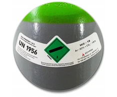 Komplektas: Butelis Ar/co2 Mix 8l + reduktorius Ar/co2