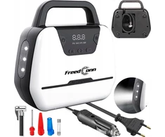 Kompresorius automobilinis 12v/230v su Led ir Lcd, 35l/min