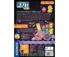 Kosmos 683733 exit® – žaidimas vaikams – monstrų dėlionės linksmybės, dėlionės žaidimas nuo 5 metų 1–4 vaikams, daugkartinio žaidimo, pabėgimo kambario žaidimas, exit žaidimas, žaidimas vaikams