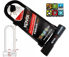 Kovix Ktl14-300 U-lock motociklo spyna su 120db signalizacija