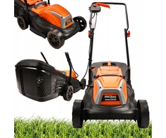 Kraft &amp; Dele Elektrinė vejapjovė Kraft&amp;dale 2400w didelis krepšys 25l 32cm reguliuojama 20/40/60mm