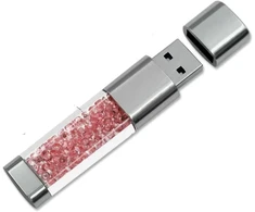 Kristalinė Usb 3.0 atmintinė 16gb-64gb, atspari vandeniui