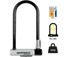 Kryptonite Kryptolok spyna su flex frame u-laikikliu - pilka, standartinis lankas