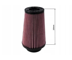 Kūginis filtras Turboworks H:220mm Otw:89mm Violetinė